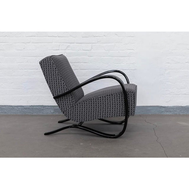 Vintage Model H269 Avant-Garde Chair by Jindrich Halabala, 1930s, in Flawless conditions. Designed 1920 to 1949 This piece...