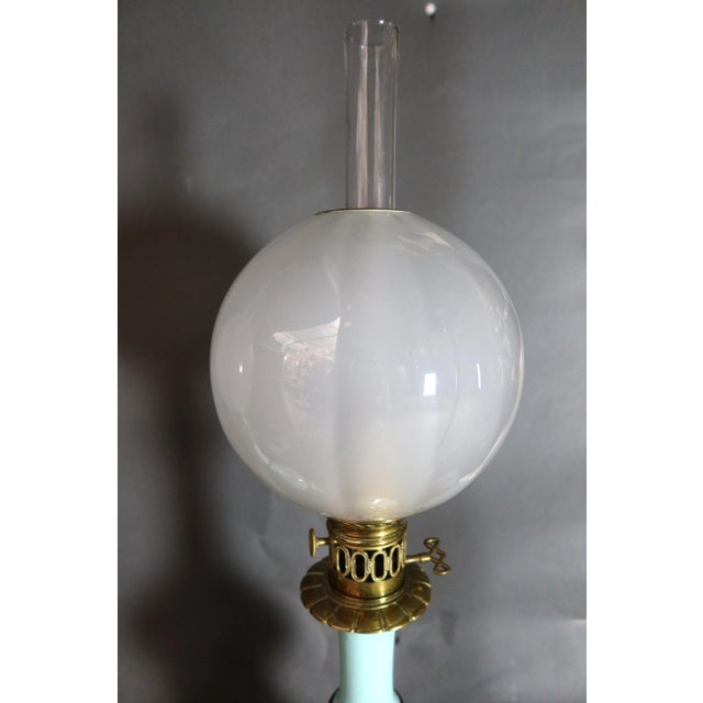 19th Century Porcelain Table Lamps, Set of 2 For Sale - Image 9 of 10