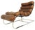 Mid-Century Corona Lounge Chair in Leather and Chrome by Ludwig Mies Van Der Rohe, 1980s For Sale