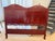 Vintage Chinese Carved Rosewood Full Size Headboard With Metal Bed Frame For Sale - Image 9 of 10