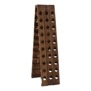 Talliet French Champagne Oak Riddling Rack 1979 For Sale