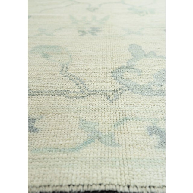 Contemporary Turkish Oushak Rug 9'11" x 14'1" For Sale - Image 3 of 4
