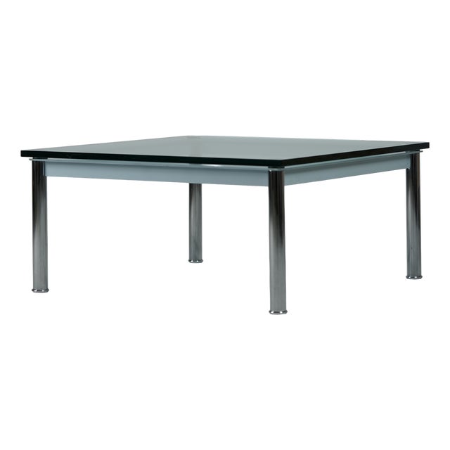 LC 10 Side Table attributed to Le Corbusier, Charlotte Perriand and Pierre Jeanneret for Cassina, 1980s For Sale