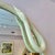 Art Deco Vintage Circular Cream Swan Mirror For Sale - Image 3 of 8