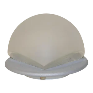 Lulu 1990s Modern Table Lamp by Itre Frosted Glass.
