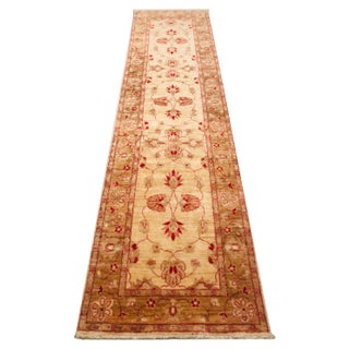 Beige, Yellow, Red & Brown Wool Rug, 1970s For Sale