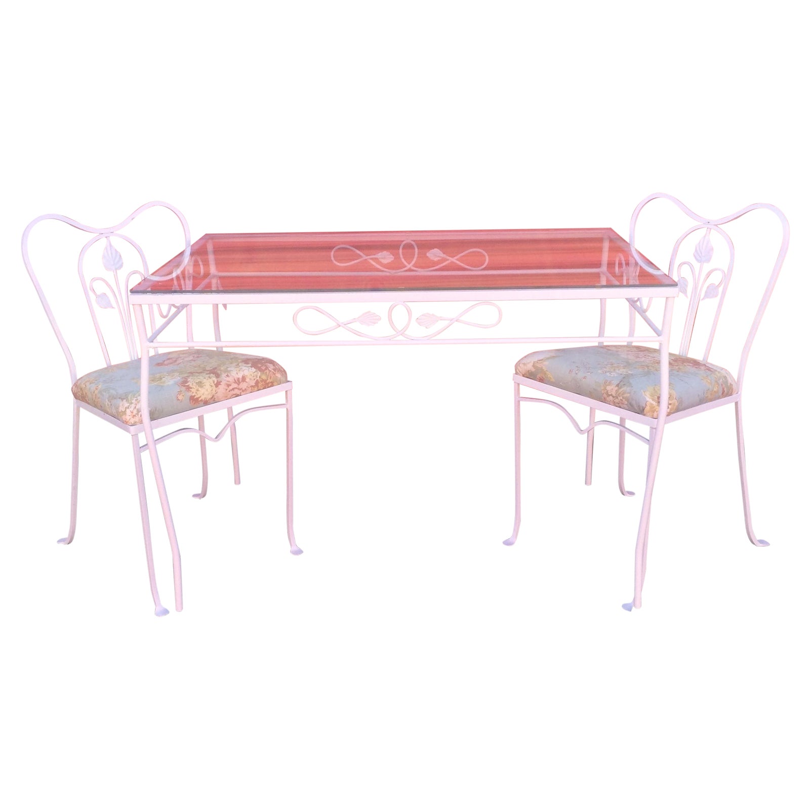 Vintage Metal Dining Set Chairish