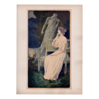Auguste-François Gorguet, Andante Nocturne, 1897, Lithograph on Paper For Sale