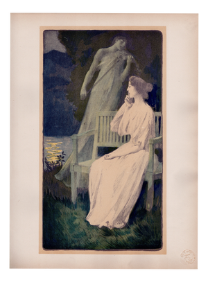 Auguste-François Gorguet, Andante Nocturne, 1897, Lithograph on Paper