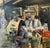 Brown Judaica Market Scene, Shuk, European Hasidic Rabbi Oil Painting, c.1930s For Sale - Image 8 of 10