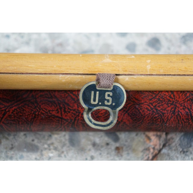 Mid Century Cram's Beginner's United States School Map Pull Down Classroom Map For Sale - Image 18 of 18