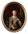 After V. Lukitsch Borowikowski, Oval Baroque Portrait of Young Noblewoman, 18th Century, Oil Painting For Sale