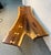 Wood Late 20th Century Handcrafted Live Edge Walnut Coffee Table With Butterfly Inlays For Sale - Image 7 of 15