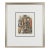 Don Quixote Sancho Panza Signed Ex Libris Etching Proof E/A Luc Van Den Briele For Sale