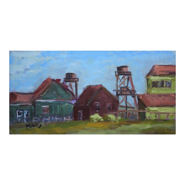 Mendocino, Modern Impressionist Oil Painting For Sale