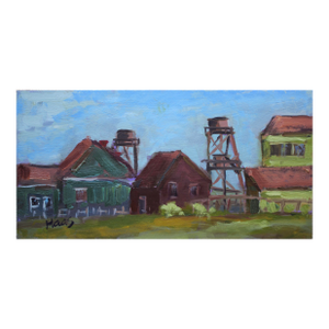 Mendocino, Modern Impressionist Oil Painting