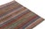 1950s 1950s Vintage Chaput Kilim Rug in Multicolor Striped Patterns, Polychromatic For Sale - Image 5 of 7