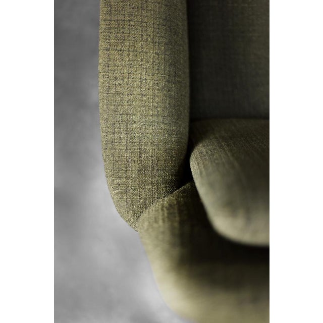 Mid-Century Danish Modern Green 3-Seater Sofa by Folke Ohlsson for Fritz Hansen, 1960s For Sale - Image 9 of 18