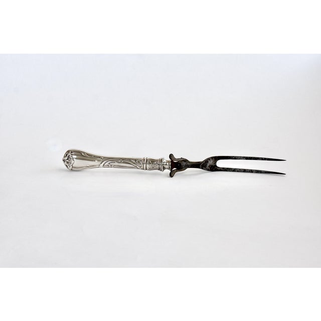 Metal 1900s Reed & Barton 1904 Art Nouveau Silverplated Serving Set, Ernest Meyers - 3 Piece For Sale - Image 7 of 16