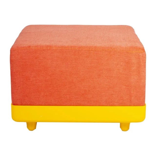 Textile Space Age Corner Seating from Wolfgang Feierbach, 1970s For Sale - Image 7 of 12