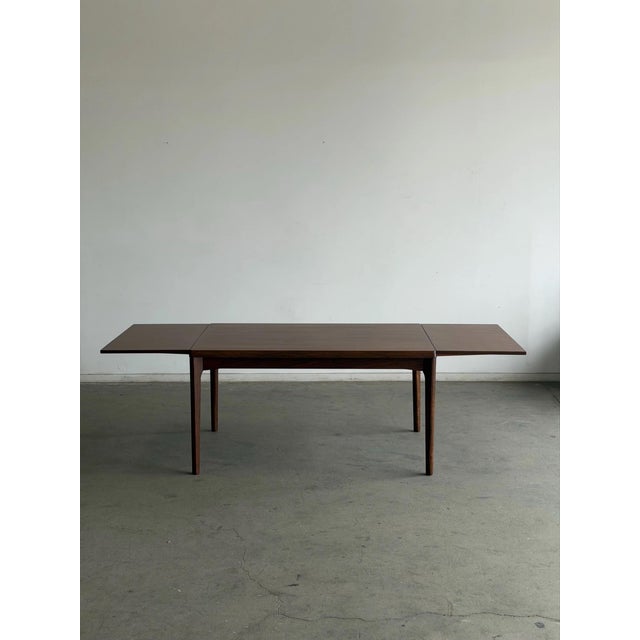 1960s Attributed to Danish Vejle Stole & Møbelfabrik Dining Table in Dark Teak For Sale - Image 11 of 12