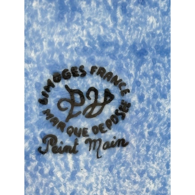 Limoges Porcelain Box With Teddy Bear on Book Hand-Painted France For Sale - Image 9 of 12