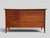 Vintage Mid Century Modern 6-drawer wooden credenza, buffet, dresser in original finish and handles.