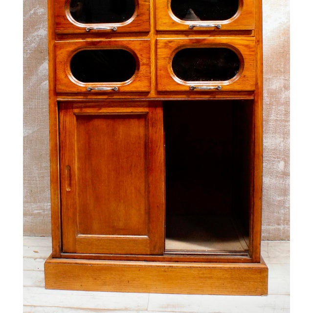 Vintage Haberdashery Shop Display Cabinet from Dudley & Co, 1940 For Sale - Image 10 of 13