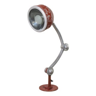Industrial Table Lamp, Late 1940s For Sale