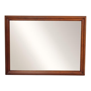 Late 20th Century Drexel 'Highlands' Wallace Nutting Cherry Frame Wall Mirror For Sale
