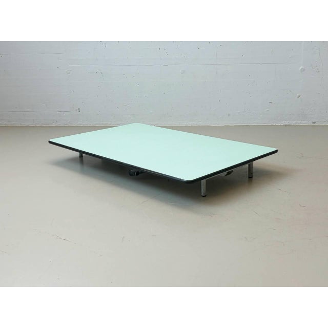 Industrial Turquoise Kelko Folding Table, 1980s For Sale - Image 3 of 10