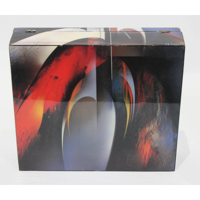 Late 20th Century Nierman Lacquered Box 23/200 XPT Edition For Sale - Image 5 of 11