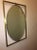 Modern Italian Modern Floating Oval Brass Mirrors - a Pair For Sale - Image 3 of 5