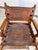 1960s Set of 2 Mid Century Angel Pazmino Hand Tooled Leather Sling Safari Chairs For Sale - Image 10 of 12