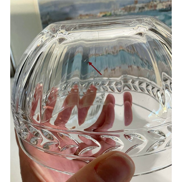 Mid 20th Century Discontinued Villeroy & Boch Miss Desiree Pressed Crystal Bowls — Set of Six For Sale - Image 11 of 14