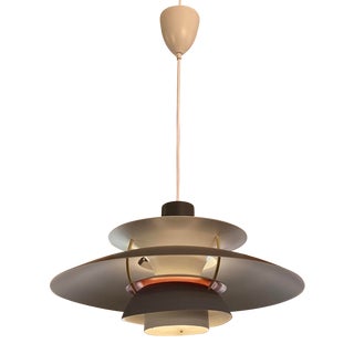 Louis Poulsen Style Ph5 Hanging Pendant For Sale