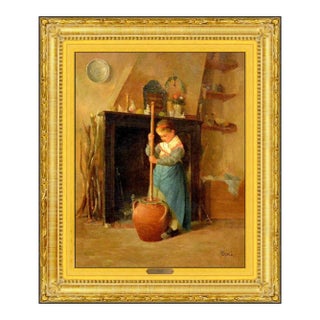 Early 20th Century Daily Chores, Jean-Pierre "Jean-Paul" Haag For Sale