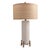 The Boca lamp brings back memories of a balmy, coastal weekend in Florida. Casual stylings of the crackled porcelain...