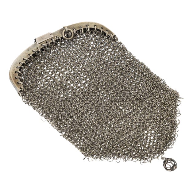Silver Coin Purse, 19th Century For Sale