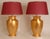 1970s Vintage Italian Etruscan Vase Lamps Traditional Gold Table Lamps Style the Etrusque - a Pair For Sale - Image 5 of 15
