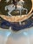 French Antique French Barbotine Majolica Jeanne d'Arc Charger, "Honneur Et Patrie" For Sale - Image 3 of 10