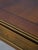 Hekman 2 Drawer Yew Wood & Walnut Library Table For Sale - Image 16 of 17