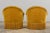 French Napoleon III Style Crapaud Armchairs in Golden Yellow Velvet - A Pair For Sale - Image 17 of 17