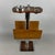 Vintage Floor Standing Ashtray Magazine Rack in Curved Wood and Chromed Metal, 1960s For Sale - Image 11 of 11