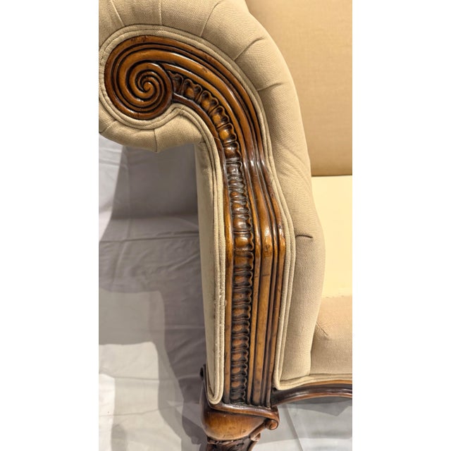 Sherrill Furniture Camelback Upholstered Sofa For Sale - Image 12 of 12