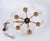 Metal 1960s Spanish Louis XVI Style Hunter Green Bouillotte 6-Light Chandelier For Sale - Image 7 of 16
