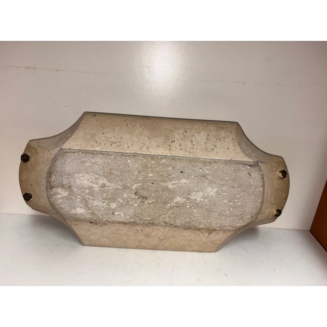 Vintage Stone Travertine Tray, 1950 For Sale - Image 9 of 10