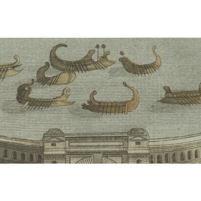 Paper Bertuch, Roman Naval Battles and Warships, 1800, Engraving For Sale - Image 7 of 9