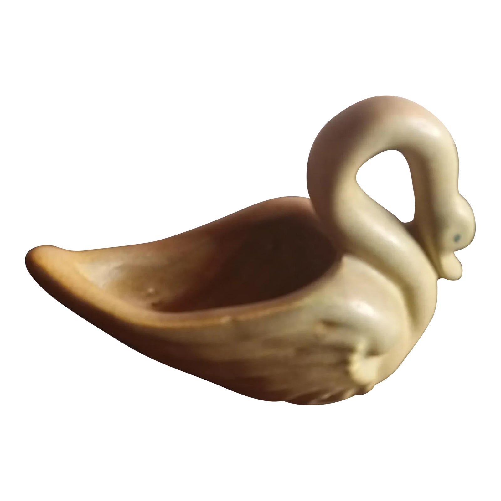 Vintage Niloak Pottery Swan Figurine Planter Chairish