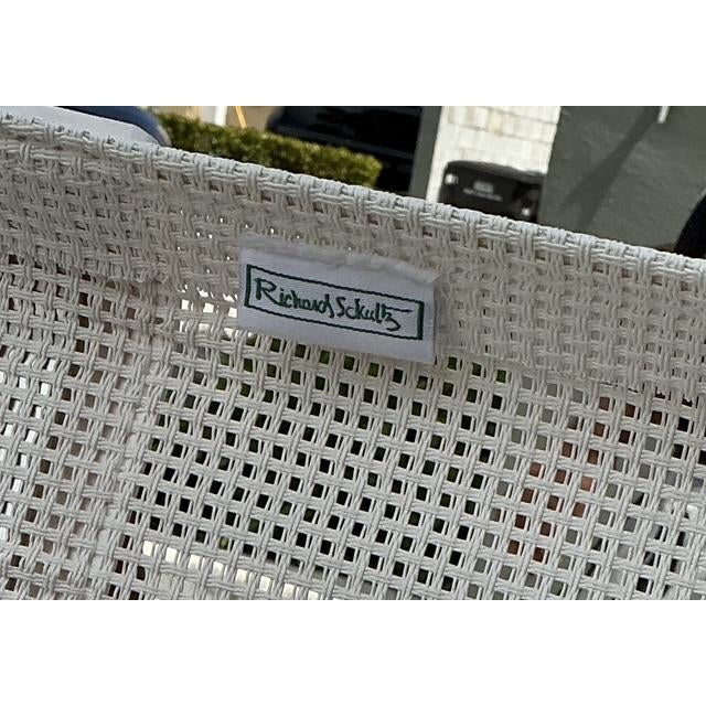 White Vintage MCM Richard Schultz 1966 Outdoor Sofa For Sale - Image 8 of 12